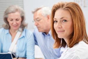 Doctor With Patients